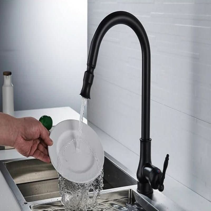 SmartSpout - Antique Bronze Kitchen Faucet With Pull-Out Sprayer For Flexibility 5