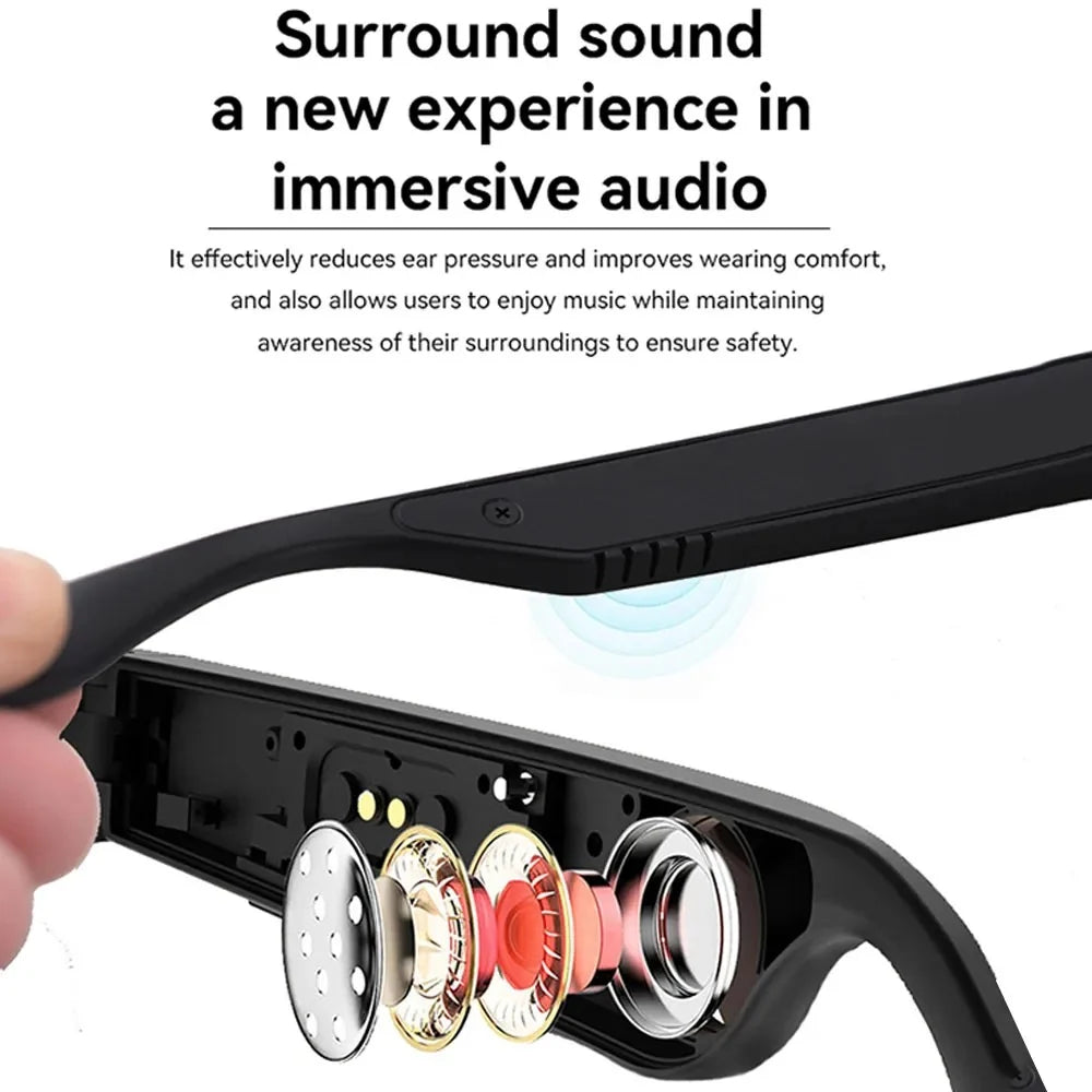 Smart Glasses with Blue Light Filter | Waterproof, Bluetooth Call & Music Functionality for Everyday Use 6