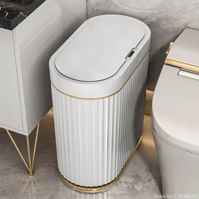Smart Touchless Sensor Bin Modern Bathroom Waste Bin 0