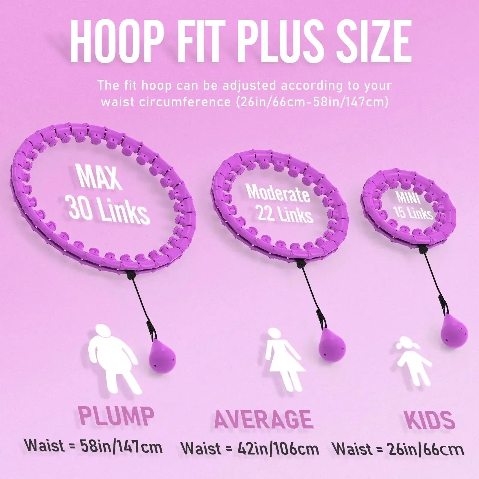 Smart Weighted Hula Hoop – Exercise Hoop with Counter | Core training Indoor Home Workout 4