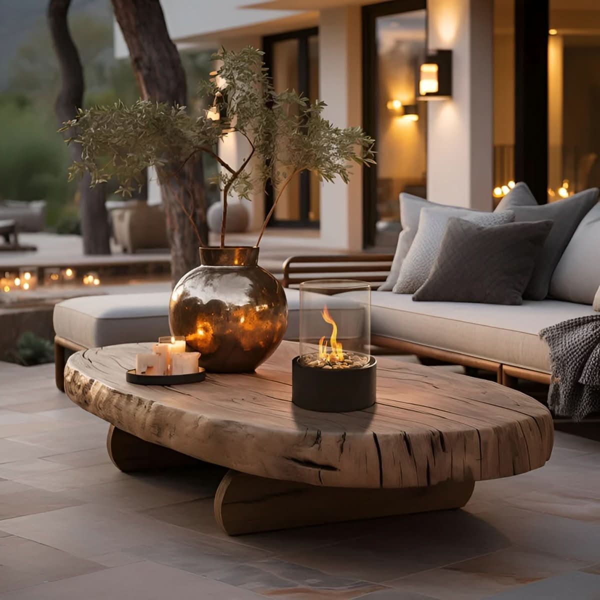 Smoke-Free Table Fireplace | Bioethanol Glass Burner