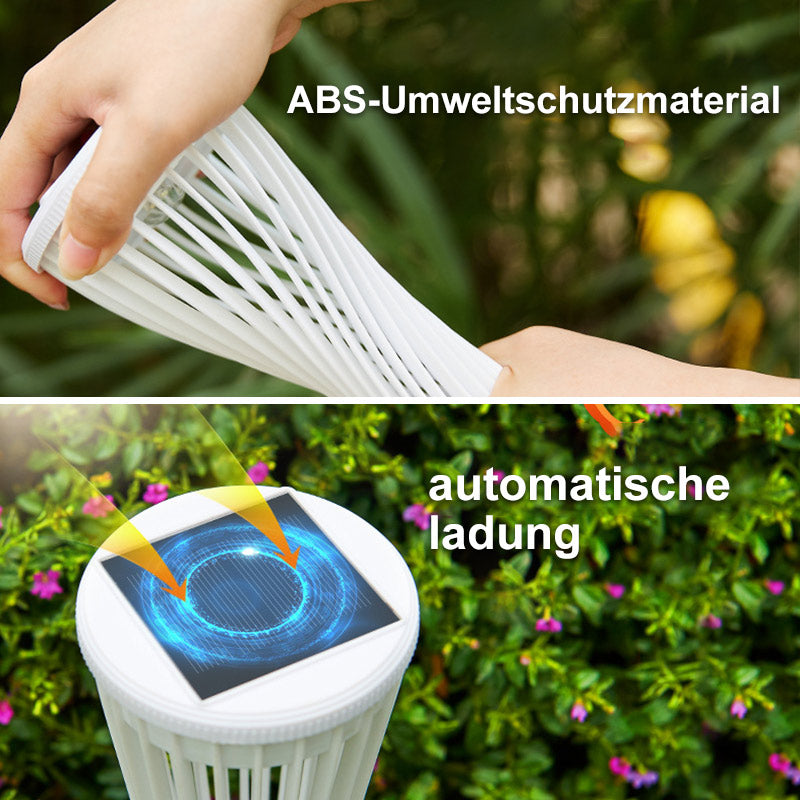 Solar Garden Lamps ABS Plastic | 6-12 Hour Illumination, Dual Light Modes | IP65 Waterproof, All-Weather Design