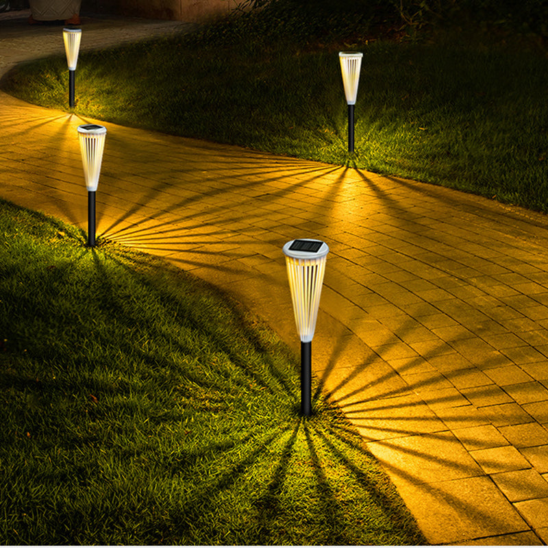 Solar Garden Lamps ABS Plastic | 6-12 Hour Illumination, Dual Light Modes | IP65 Waterproof, All-Weather Design