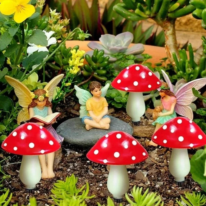 Solar Mushroom Garden Lights | Up to 20 LED Bulbs, 1250 cm String | IP65 Weatherproof, Dusk Sensor, 8 Light Modes