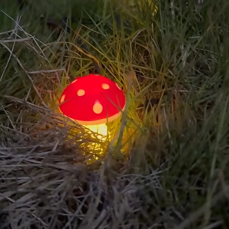 Solar Mushroom Garden Lights | Up to 20 LED Bulbs, 1250 cm String | IP65 Weatherproof, Dusk Sensor, 8 Light Modes