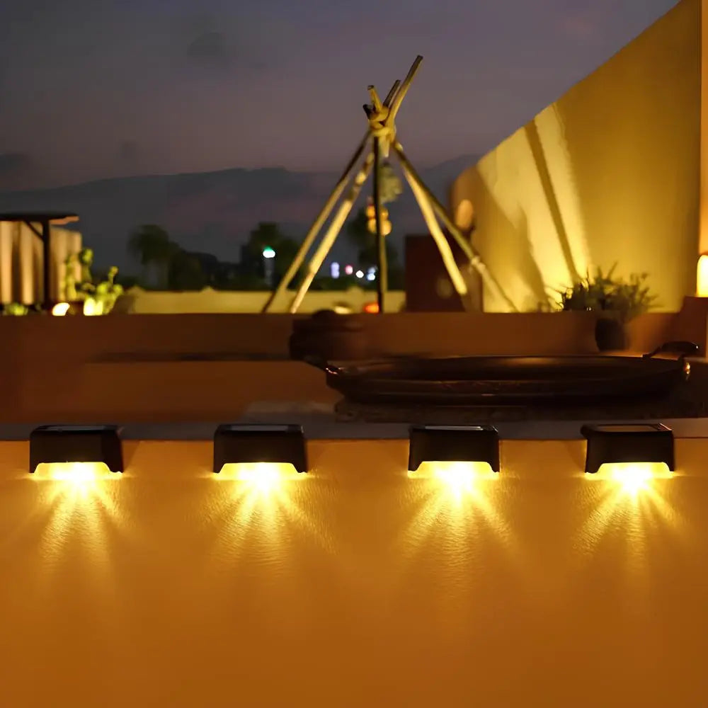 Solar Path Lights LED | 8 or 16 Pack, Brown or Black | IP44 Weatherproof, Automatic Dusk-to-Dawn Sensor, Up to 10 Hour Runtime