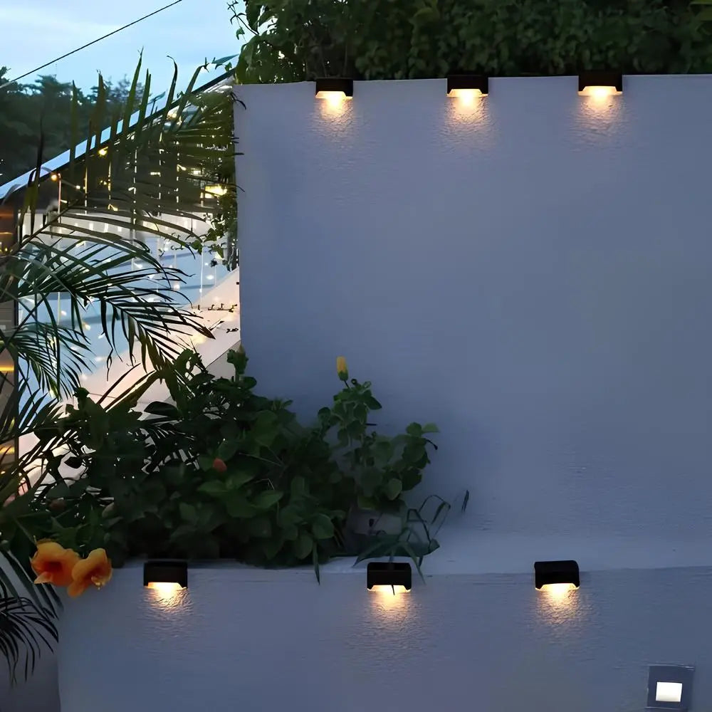 Solar Path Lights LED | 8 or 16 Pack, Brown or Black | IP44 Weatherproof, Automatic Dusk-to-Dawn Sensor, Up to 10 Hour Runtime