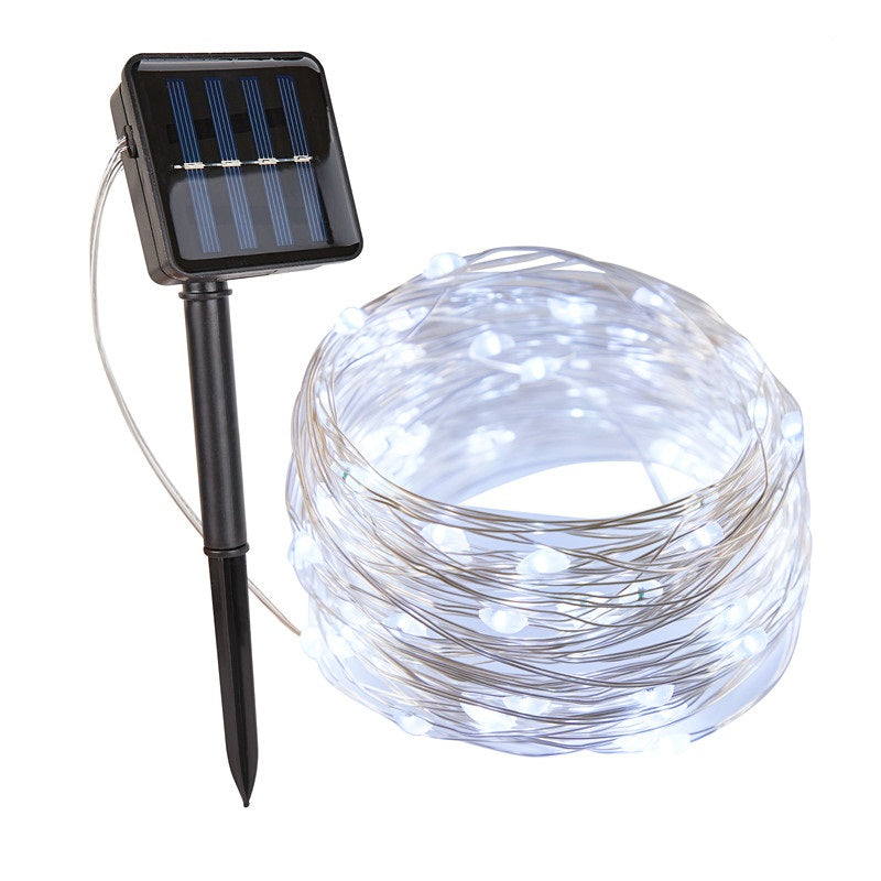 Solar String Fairy Lights | 50-300 LEDs, 8 Colour Options, Up to 30m Length | IP65 Waterproof, Solar Powered, No Wiring