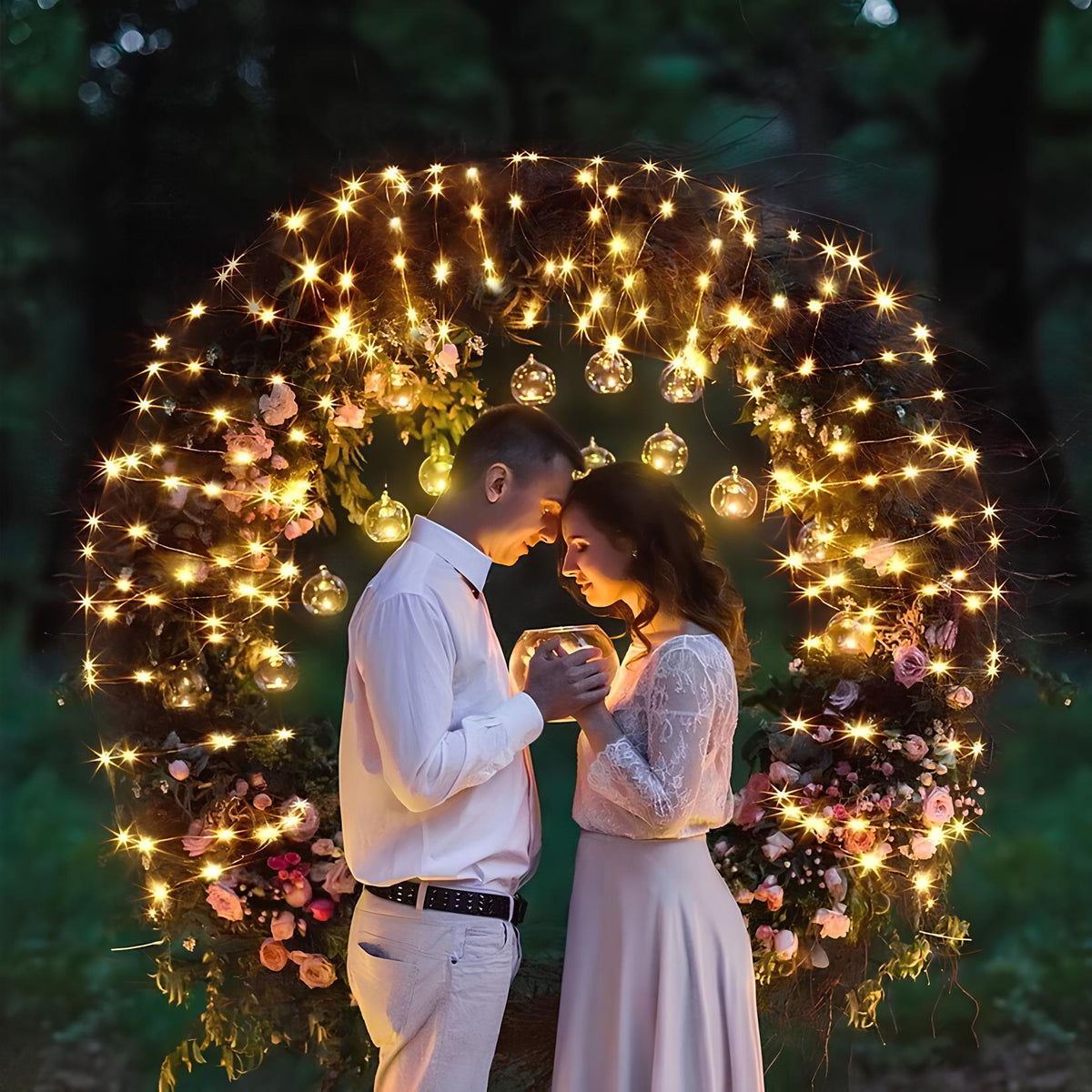 Solar String Fairy Lights | 50-300 LEDs, 8 Colour Options, Up to 30m Length | IP65 Waterproof, Solar Powered, No Wiring