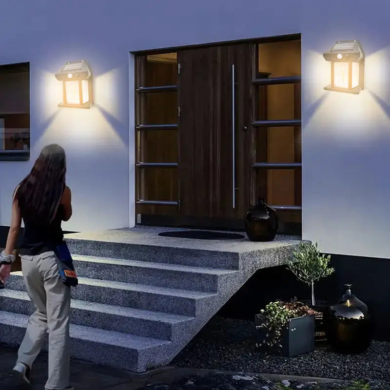 SolarGuard | Solar Outdoor Wall Lights – Motion Sensor Technology