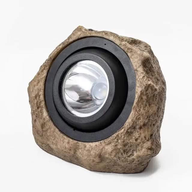 SolarRock | Solar Garden Light with Adjustable Direction - Weatherproof Stone Design