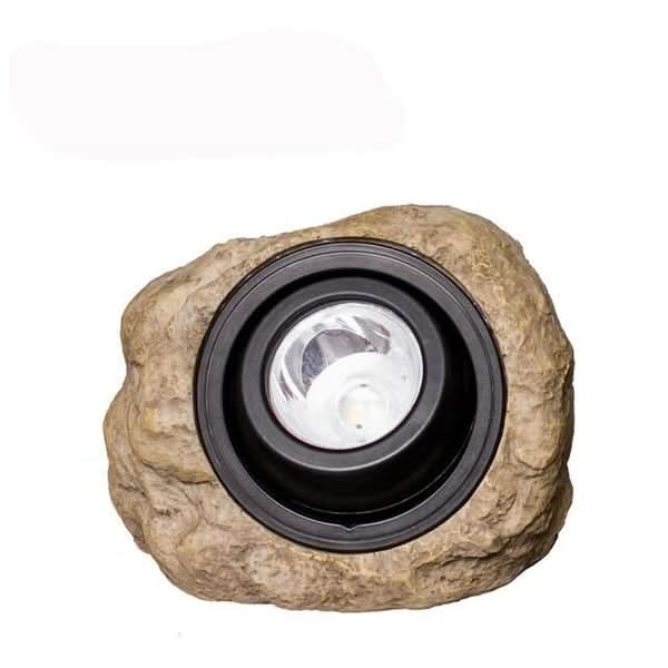 SolarRock | Solar Garden Light with Adjustable Direction - Weatherproof Stone Design