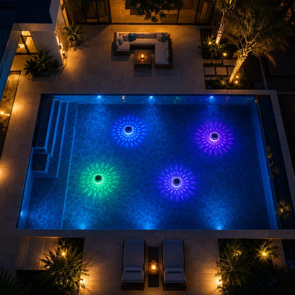 Solar Floating Pool Light – RGB Colour Changing Waterproof Lamp