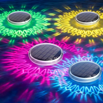 Solar Floating Pool Lights – 9 Color Modes Remote Control Waterproof