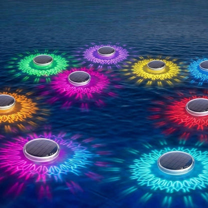 Solar Floating Pool Lights – 9 Color Modes Remote Control Waterproof