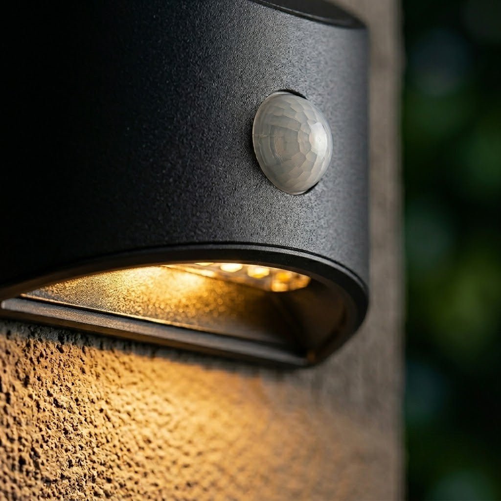 Solar Wall Lights Outdoor – PIR Motion Sensor Waterproof Garden Illumination