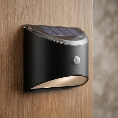 Solar Wall Lights Outdoor – PIR Motion Sensor Waterproof Garden Illumination