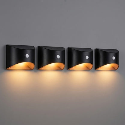 Solar Wall Lights Outdoor – PIR Motion Sensor Waterproof Garden Illumination