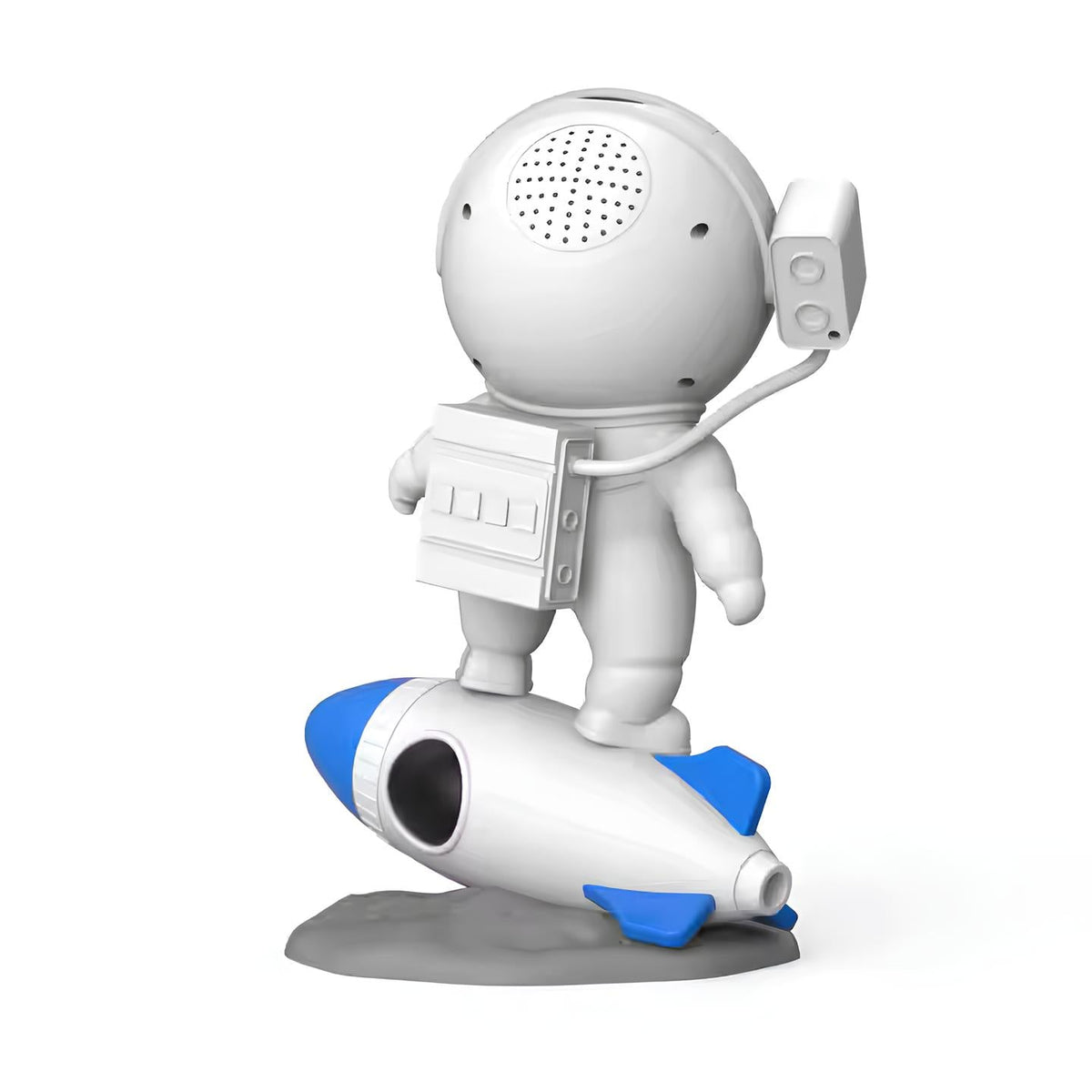 Space Projection Night Light, Rocket-Shaped Design | Multicolour Glow | 13 4K Films or App-Controlled Bluetooth Audio