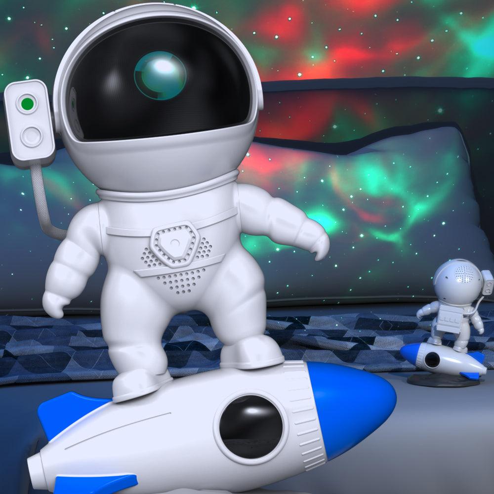 Space Projection Night Light, Rocket-Shaped Design | Multicolour Glow | 13 4K Films or App-Controlled Bluetooth Audio