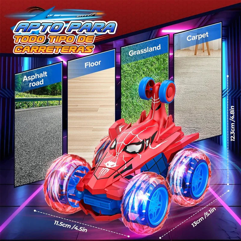 Spider Stunt Car | 360° Drift RC Car with LED Lights