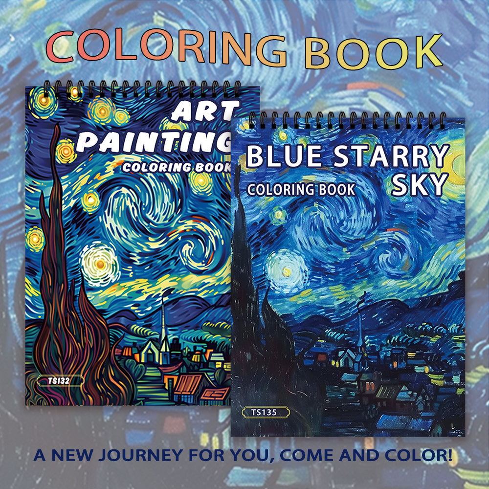 Spiral Colouring Book for Adults | Thick 100gsm Paper, Lay-Flat Spiral Binding | Stress Relief Art Therapy Gift