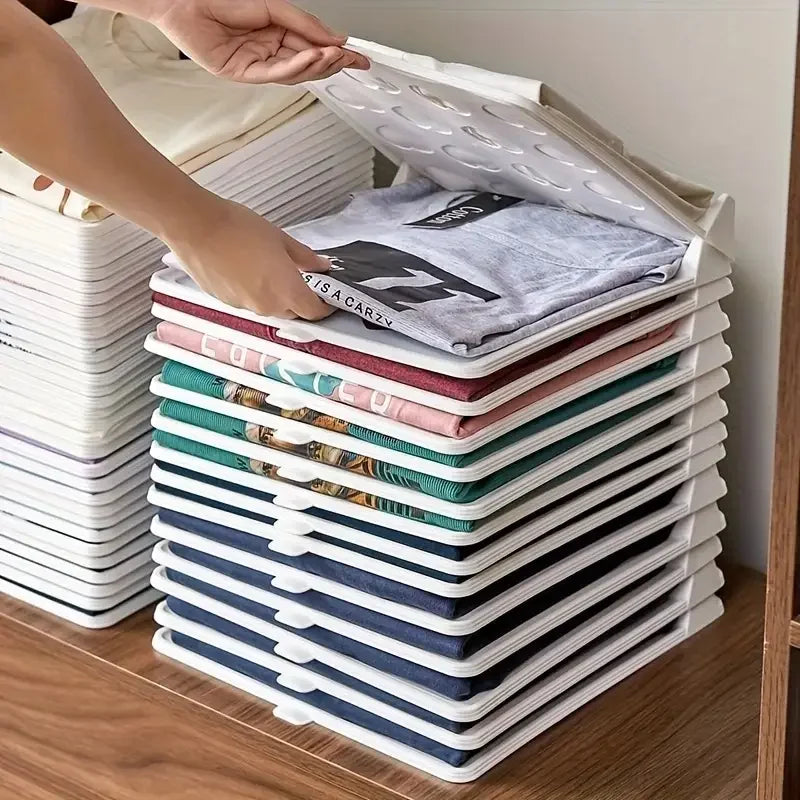 Stackable Shirt Organizer Boards Foldable Clothing Dividers 1