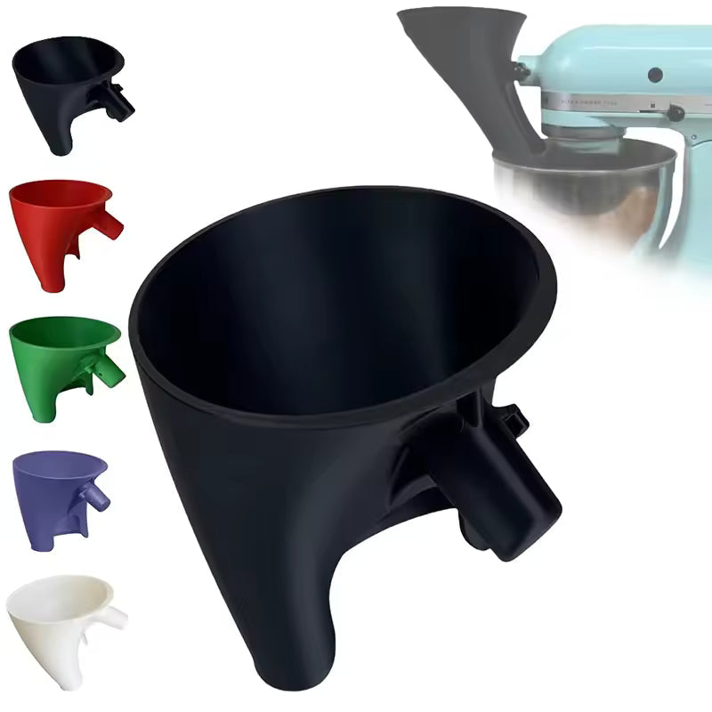 Stand Mixer Pouring Funnel Set | Fits KitchenAid KSM150 1.9L Tilt-Head Mixer | Spill-Free, Easy-Clean Baking Accessory
