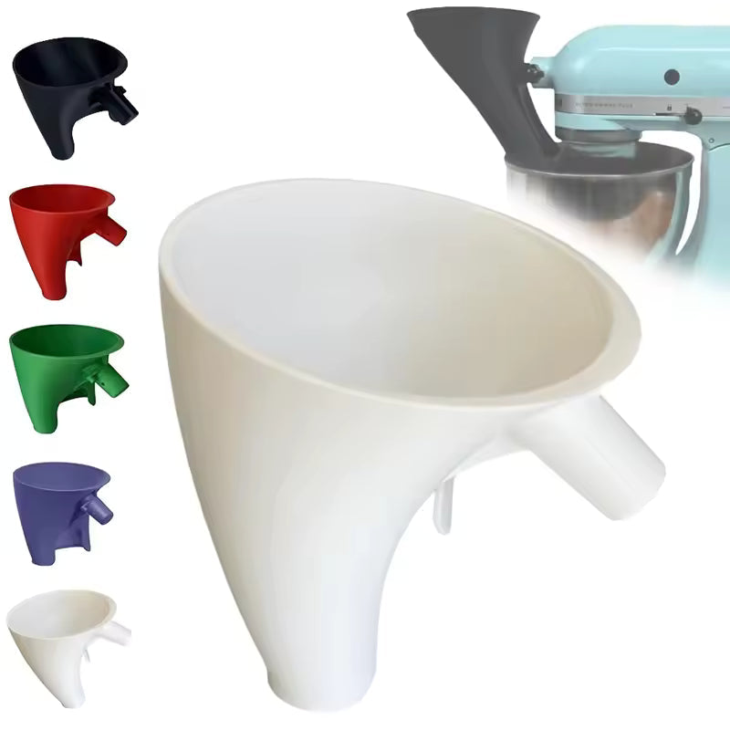 Stand Mixer Pouring Funnel Set | Fits KitchenAid KSM150 1.9L Tilt-Head Mixer | Spill-Free, Easy-Clean Baking Accessory