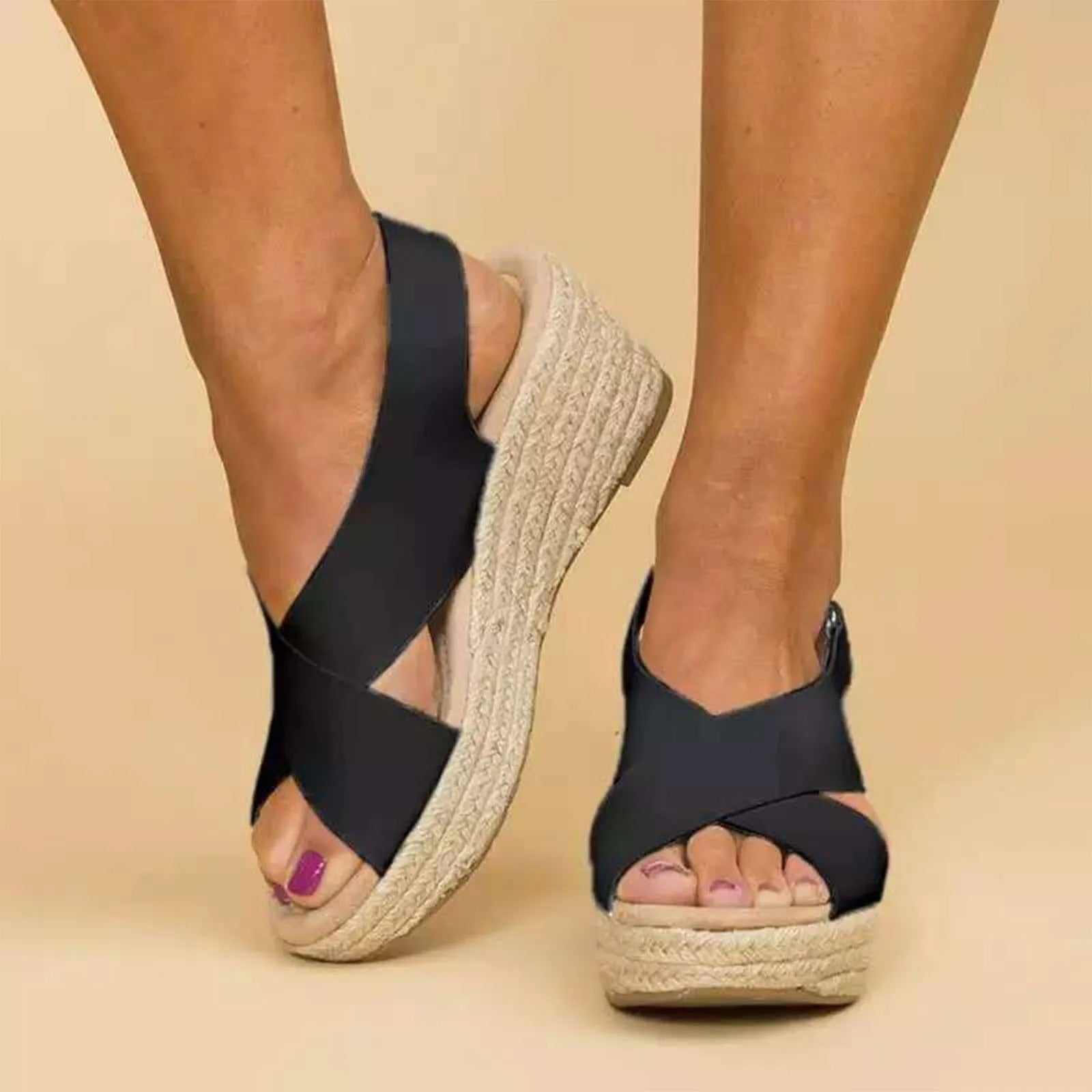 Stella | Lightweight Sandals for Women with Cushioned Sole - Adjustable Fit