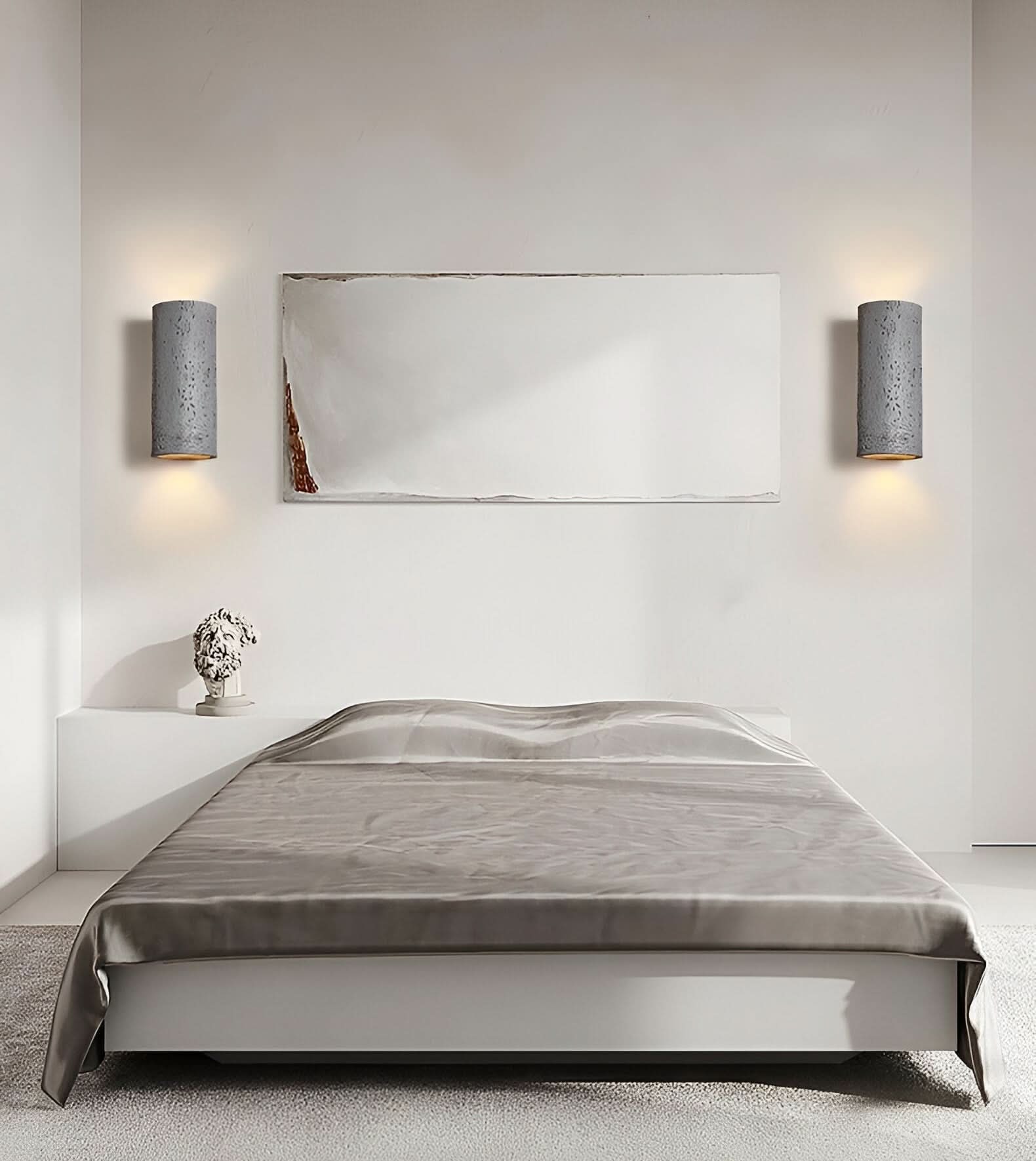 StoneBeam | LED Cylinder Wall Light Set – Up-and-Down Design