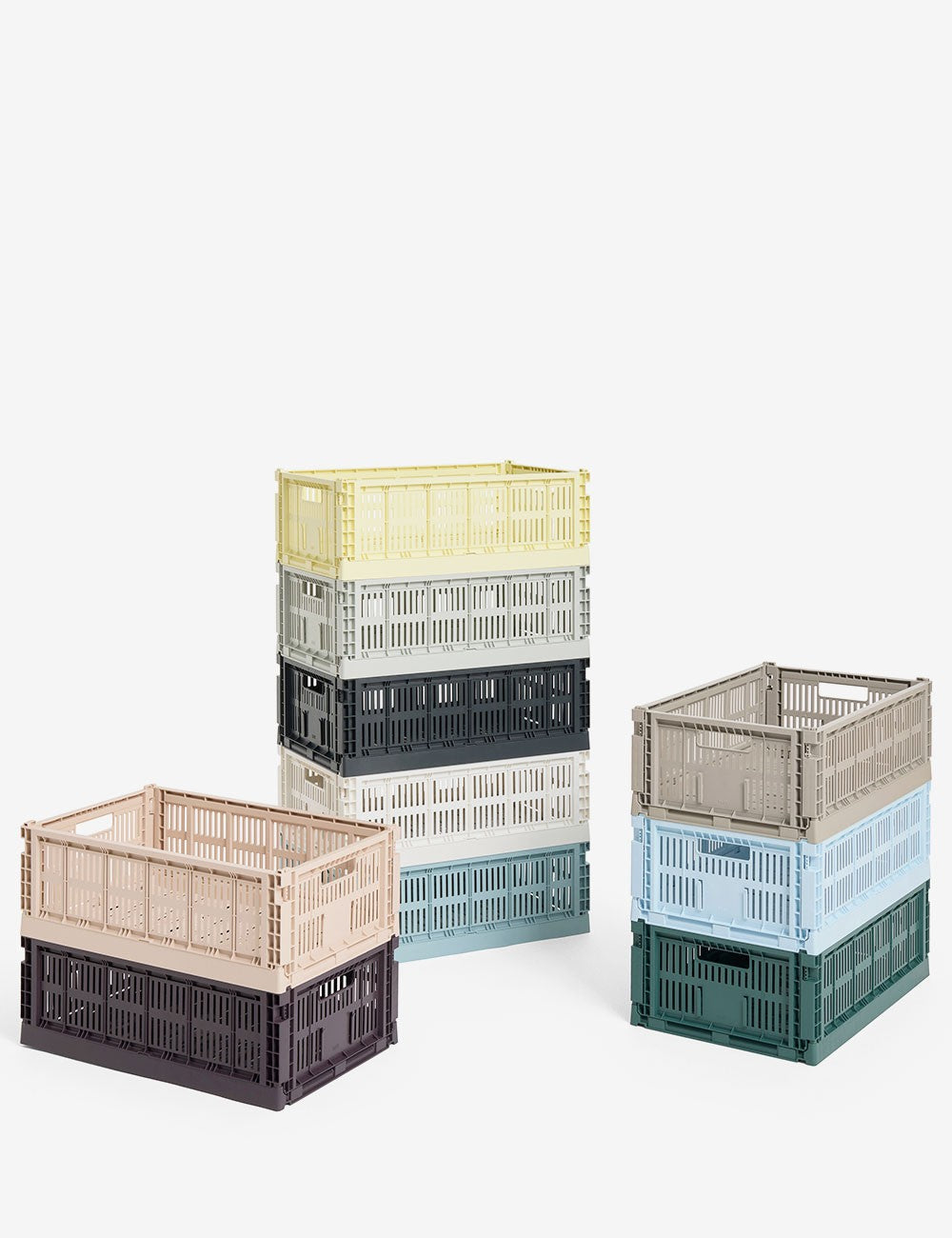Storage Box – 100% Recycled Plastic, Perforated Design in Various Colors for the Living Room or Children’s Room 1