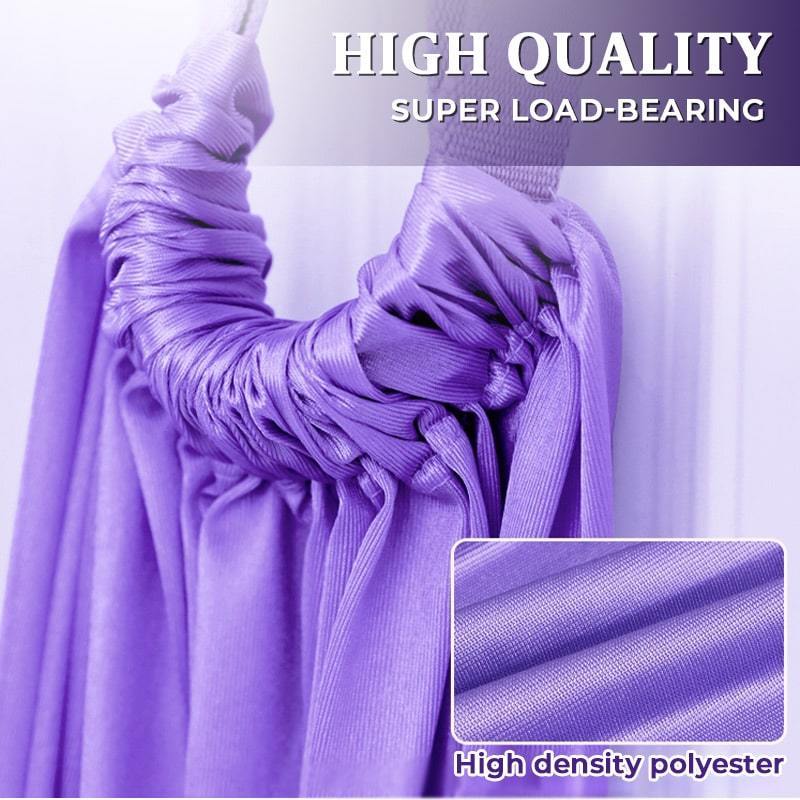 Stretch Band with Numbered Loops | Adjustable Length for Yoga, Pilates and Mobility Training | Soft Woven Fabric