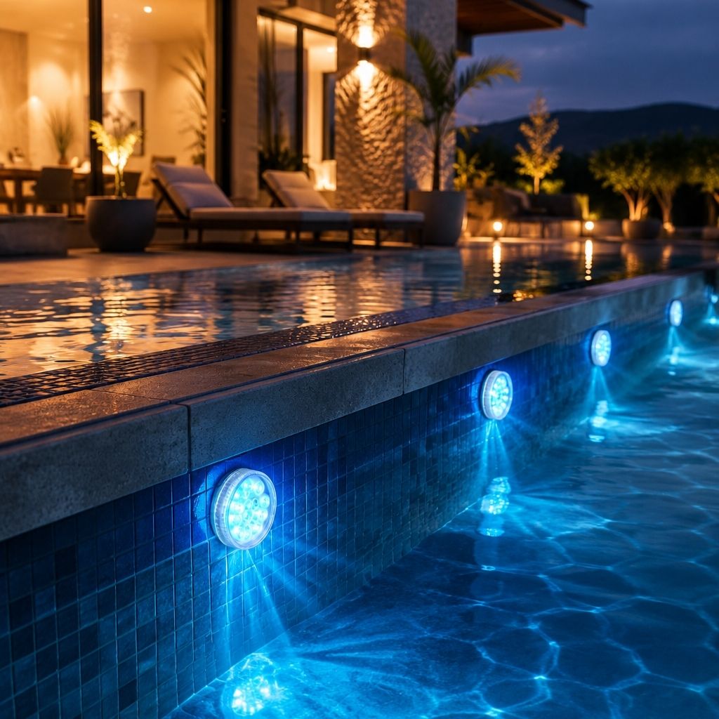 Submersible Pool Light – 16 Color LED with Remote Control Features