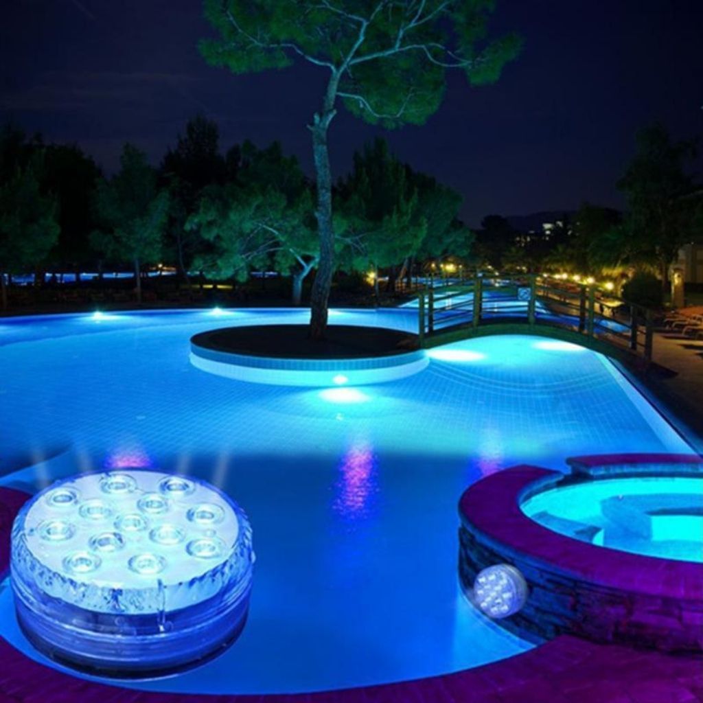 Submersible Pool Light – 16 Color LED with Remote Control Features
