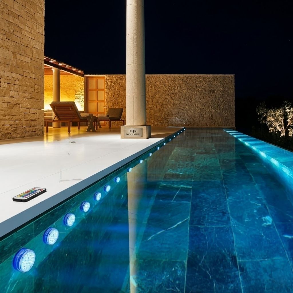 Submersible Pool Light – 16 Color LED with Remote Control Features