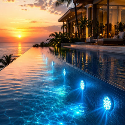 Submersible Pool Light – 16 Color LED with Remote Control Features
