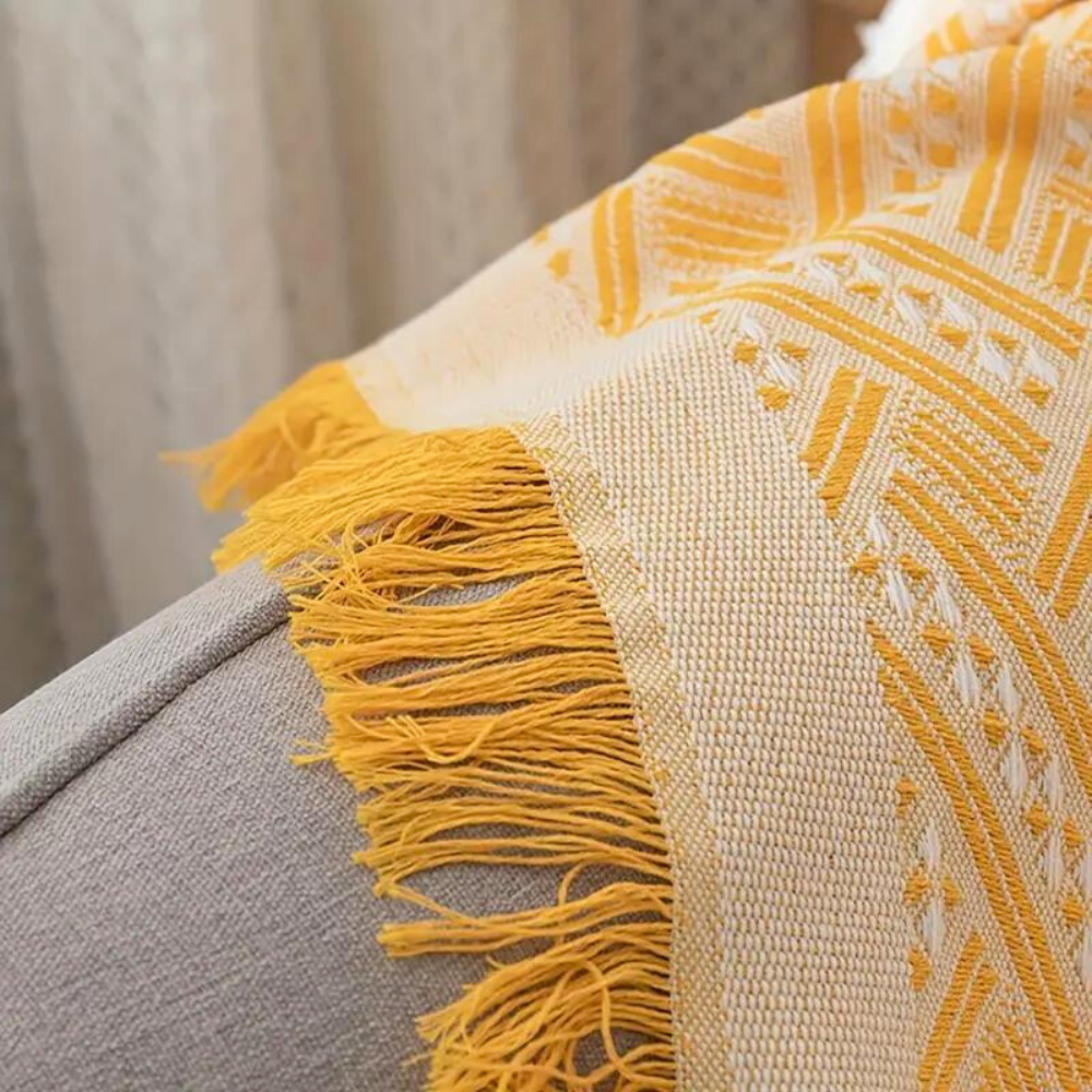 Sunny Day | Picnic Mat - Durable Cotton Blend With Geometric Design