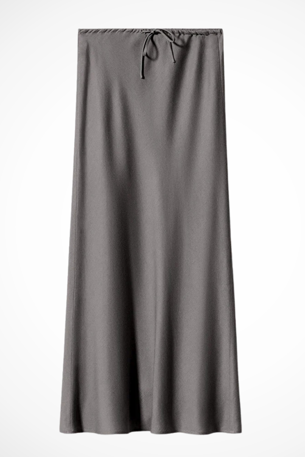 Sylvia | Women's Maxi Skirt – High Waist Satin With Tiered Design 3