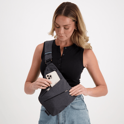 TRAVGUARD | Anti-Theft Shoulder Bag with RFID Protection - Water-Repellent Design 3