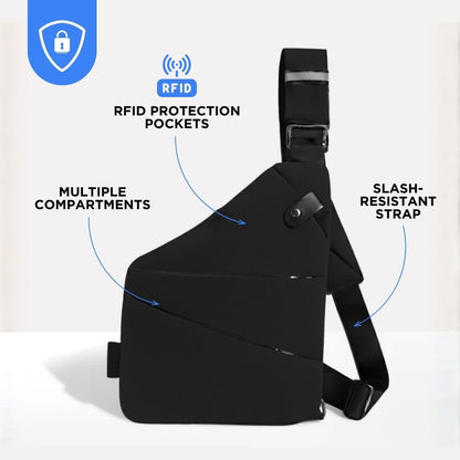 TRAVGUARD | Anti-Theft Shoulder Bag with RFID Protection - Water-Repellent Design 8