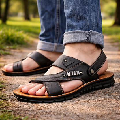 TRAVON | Men's Sandals with Adjustable Straps - Ergonomic Lightweight Design 0
