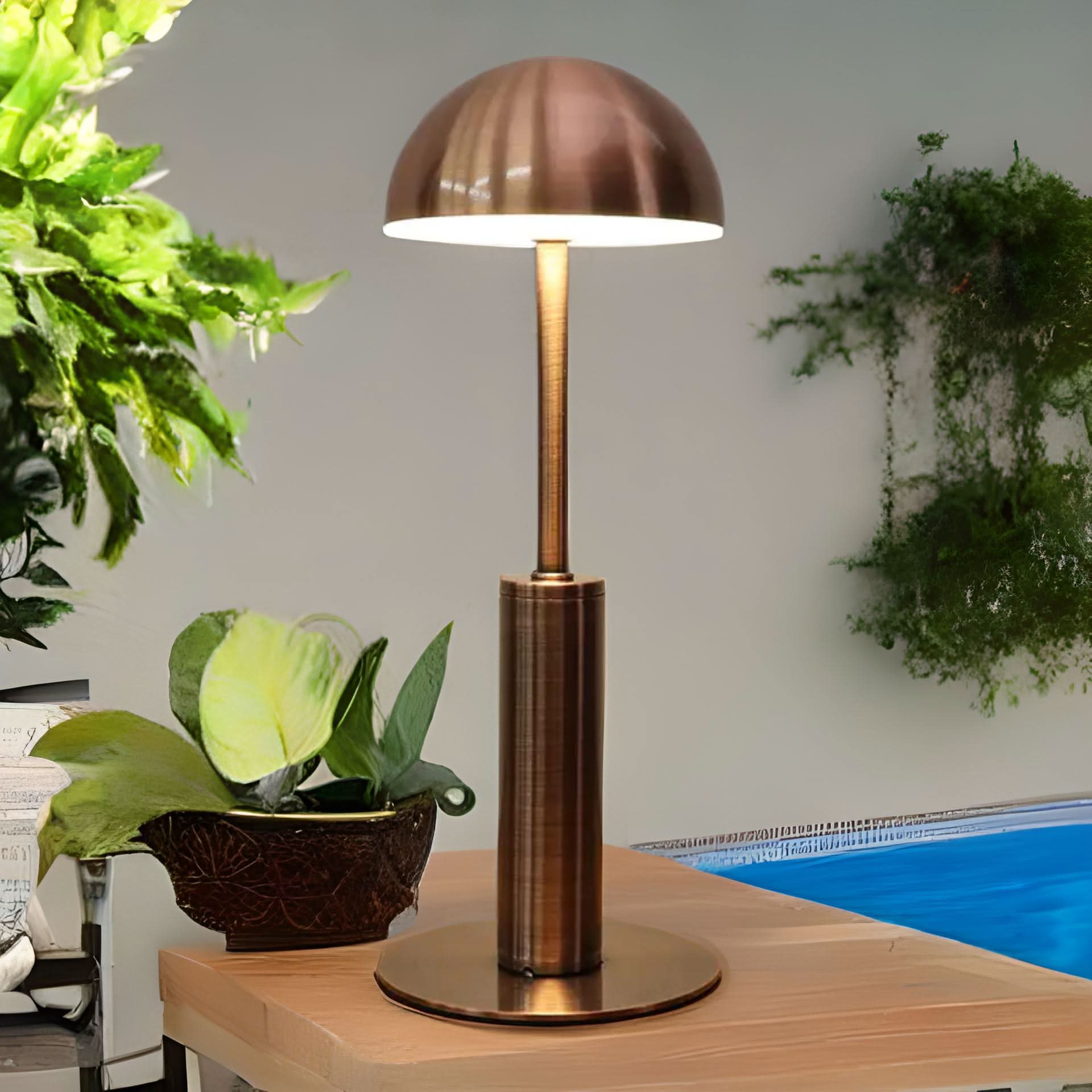 Table Lamp Rechargeable LED Iron Dimmable Accent Light 8
