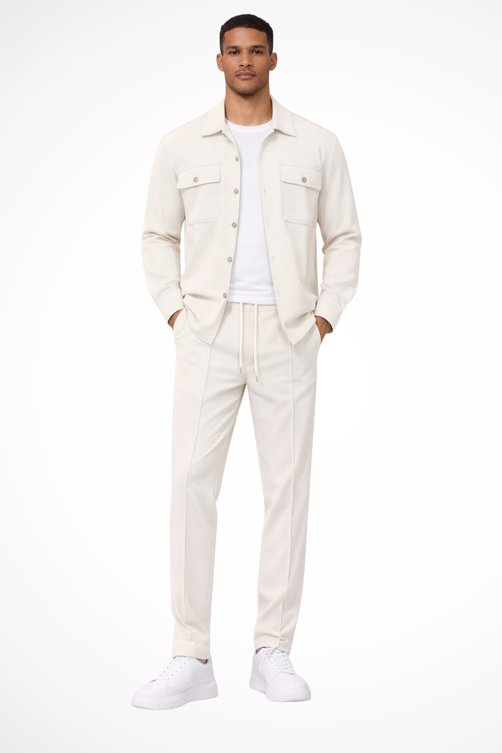 Tanner | Men's Clothing Overshirt and Straight Leg Trousers Set - Cotton 6