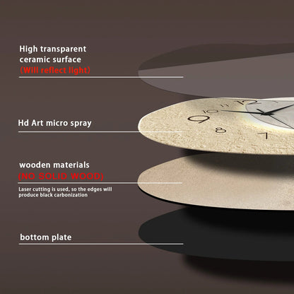 TempoStone | Modern Simple Wall Clock | Silent Quartz Design 7