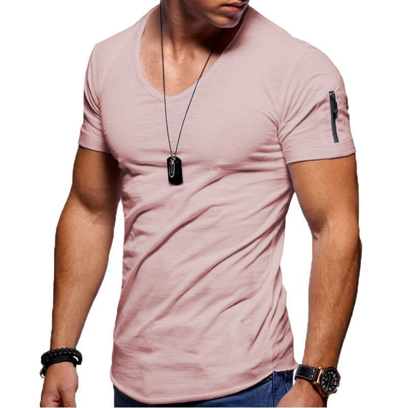 Thomas | Men's T-Shirt – V-Neck Design With Breathable Fabric