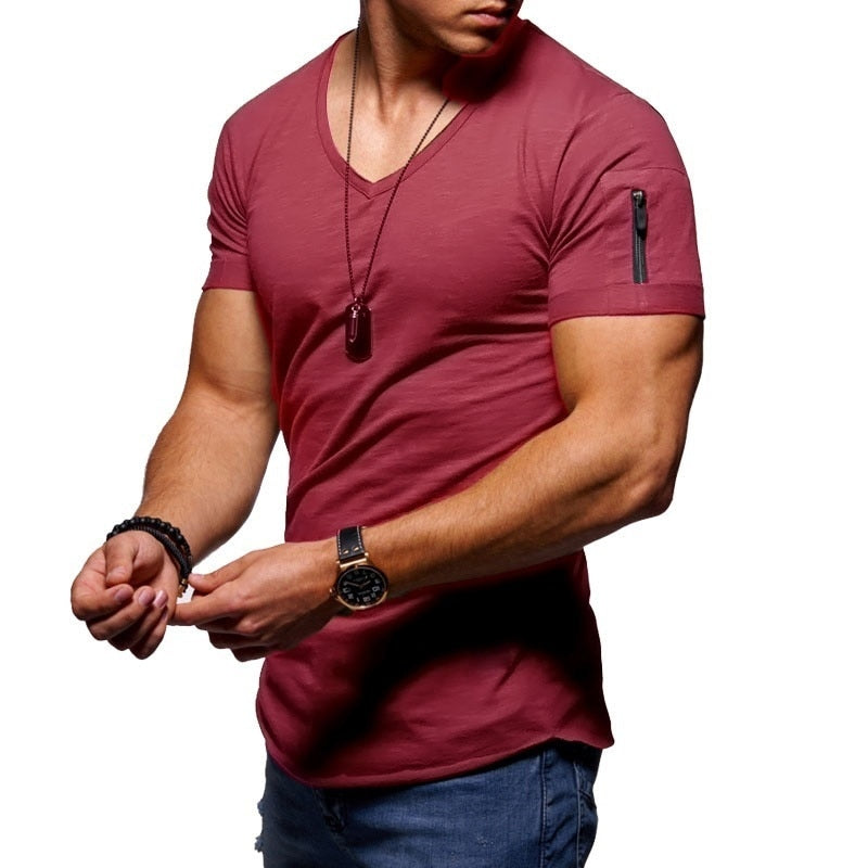Thomas | Men's T-Shirt – V-Neck Design With Breathable Fabric