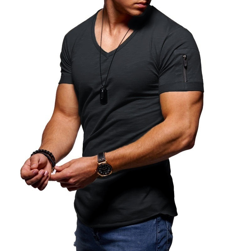 Thomas | Men's T-Shirt – V-Neck Design With Breathable Fabric