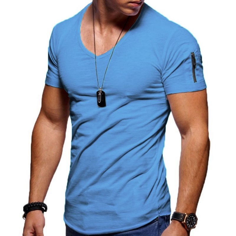 Thomas | Men's T-Shirt – V-Neck Design With Breathable Fabric