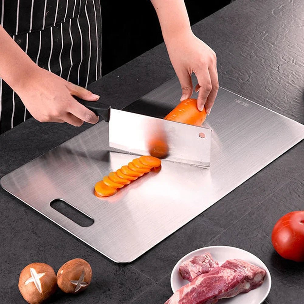 Titanium Cutting Board – Antibacterial Non-Staining Kitchen Tool